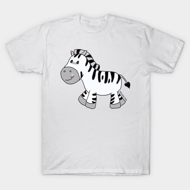 The zebra Camila is happy T-Shirt by Fradema